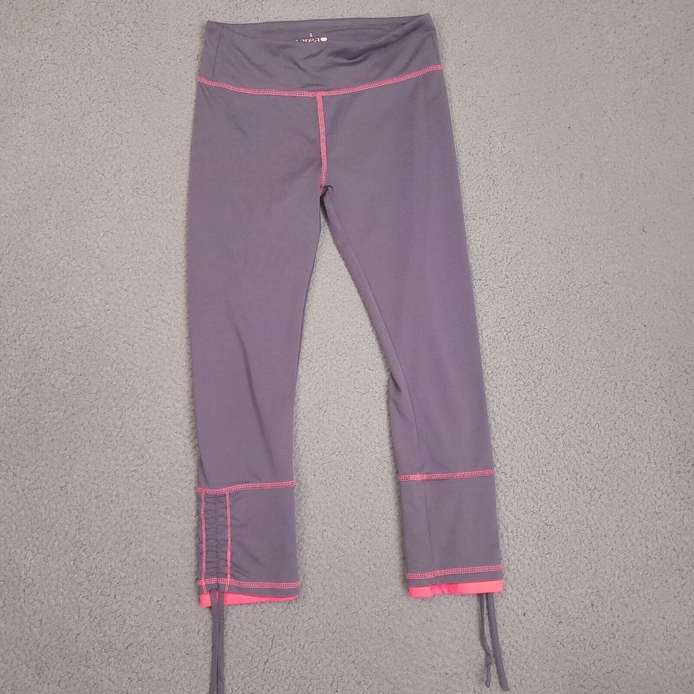 Tarea by Rue 21 Capri Leggings Womens Small Gray Activewear‎ Yoga Performance